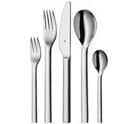 WMF Ménagère habitum, (Cuillère, Fourchette, Couteau de café/thé cuillère, gâteaux Fourchette) Passe au Lave-Vaisselle, Mat, Acier Inoxydable, Acier Inoxydable, 30-teilig