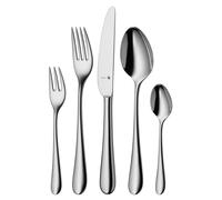 WMF Merit 11.4000.6341 : Ménagère 66 pièces Inox 18/10 pour 12 personnes (Fourchette, Couteau, Cuillère...) - Design Fred Danner, avec Étui de Rangement