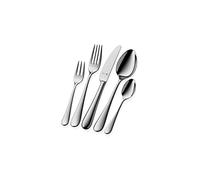 WMF Merit Ménagère en Acier Inoxydable pour 6 Personnes, Ménagère 30 pièces, Couteau à Manche Creux, Cromargan Protect Poli, Résistant aux Rayures, Passe au Lave-Vaisselle