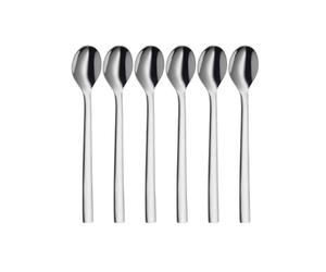 WMF Nuova 12.9139.6046 : Lot de 6 cuillères à café en acier inoxydable 18/10 Cromargan®, design Jutta Keil, compatible lave-vaisselle, emballage cadeau.