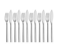 WMF Service à poisson Nuova 1291506046 12 pièces Cromargan