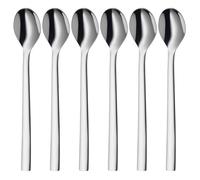 WMF Nuova 12.9139.6046 : Lot de 6 cuillères à café en acier inoxydable 18/10 Cromargan®, design Jutta Keil, compatible lave-vaisselle, emballage cadeau.