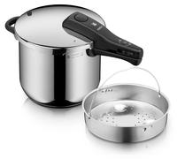 WMF Perfect One Pot Schnellkochtopf mit Dampfgareinsatz, 22 cm, 6,5 Liter 1512001193 4000530725059