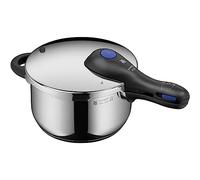 WMF Perfect Plus One Pot autocuiseur induction 4,5 l, autocuiseur avec protection contre les flammes, grand signal de cuisson, 2 niveaux de cuisson, poignée de couvercle amovible, contrôle du niveau