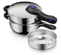 WMF Perfect Plus One Pot Schnellkochtopf-Set, 22 cm, 3 & 4,5 L, stapelbar, 1512001184 4000530725196