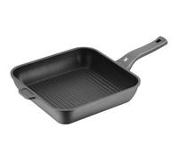 WMF Permadur Premium poêle à griller 28 cm induction, poêle à steak induction, revêtement en aluminium, poêle à griller induction, poêle à steak idéale pour une friture croustillante, poêle carrée, p