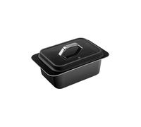WMF Plat à four avec couvercle FUSIONTEC 38x24cm noir
