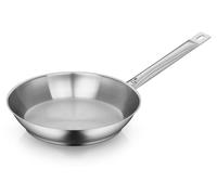 WMF Poêle à frire GOURMET PLUS 24 cm – inox mat, induction, non revêtue, four jusqu'à 250 °C