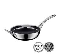 WMF Profi Resist Wok, Ø 28 cm, revêtement Couche de tissu, structure nid d'abeille, poignée en plastique, induktionsgeeignet, back