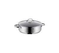 WMF Servier-Schmorpfanne avec couvercle en verre 28cm argent