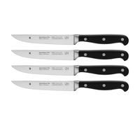 WMF Set de 4 couteaux à steak Couteau à pizza haut de gamme Plus Acier à lame spéciale, Couverts, Argent