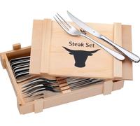 WMF set de couverts à steak 12 pièces dans une caisse en bois