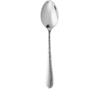 WMF Sitello Cuillère à apéritif, cuillère à dessert 13,5 cm, en acier inoxydable Cromargan poli, martelé, ergonomique, brillante, passe au lave-vaisselle, argent