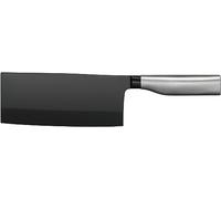 WMF Ultimate 180Black Couteau de chef chinois 33 cm, fabriqué en Allemagne, couteau de cuisine, coupe diamant, lame de 18,5 cm, protection des doigts sûre, poignée ergonomique