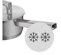 WMF Ultimate Cool+ Stielkasserolle mit Deckel, 16 cm 8910000015 4000530720283