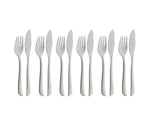 WMF Virginia Fischbesteck-Set, 12-teilig, Cromargan protect® 3201112841 4000530644428