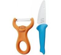 WMF WILLY MIA FRED 1281906270 SET DE 2 USTENSILES DE CUISINE POUR ENFANT Bleu G