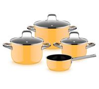 WMF WMF FT Essential Pro Fusiontec Essential Pro, Topf-Set, 4-teilig, Mango Yellow