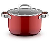 WMF WMF FT Mineral Pro Pots Fusiontec Mineral Pro, Kochtopf mit Deckel, 20 cm, Passion Red