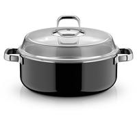 WMF WMF FT Mineral Pro Pots Fusiontec Mineral Pro, Schmortopf mit Deckel, 28 cm, Black schwarz