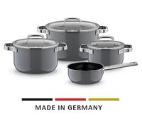 WMF WMF FT Mineral Pro Pots Fusiontec Mineral Pro, Topf-Set, 4-teilig, Platinum Platinum grau