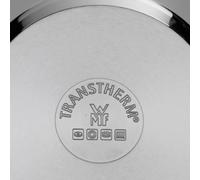 WMF Wok 4 pièces Macao 36 cm – Inox Cromargan, TransTherm, induction, couvercle en verre