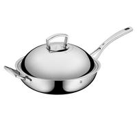 WMF, wok Multiply avec couvercle en acier inoxydable, 32 cm, référence 121885, code EAN 4000530686046