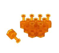 Wmqbjta 10 èces Pae Tirage en Plastique PC Transluci Orange Préserve la Peinture Débosseleur Plastique Ra pr Techniciens Mobiles, S