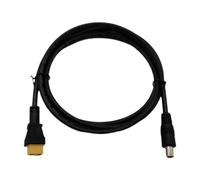 Wmqbjta Connecteur Adaptateur XT60 Câble Extension Panneau Solaire Connecteur Mâle Femelle Étanche 150cm PVC Multifonction Adapté pour Station Énergie
