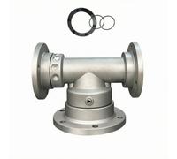 Wmqbjta Connecteur en Triple Voie Voies, Style to 1 | Industriel, Base Rotative lance à Eau avec Joints, Universel, Raccord à pour Camion-Citerne