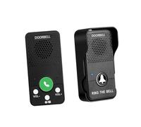 Wmqbjta de Porte avec Dialogue Voix Deux Portée 400 Mètres Carillon Intelligent Appareil Électronique d'Appel Système de Sécurité Adapté à