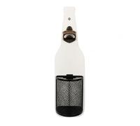Wmqbjta Décapsuleur Mural Vintage en Bois Naturel Bac Séparateur de Capsules en Métal Fixation Intégrée Adaptée pour la Décoration Murale Du Bar de la Cuisine et Du Jardin