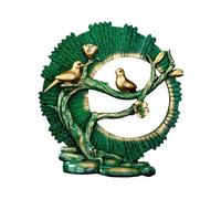 Wmqbjta Figurine Décorative Ornement Couple Statuette Sculpture Résine Design Moderne Élégant Adaptée à La Table Bibliothèque Bureau Décoration Intér, Vert