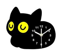 Wmqbjta Horloge de Table Analogique avec Motif Chat, Idéale pour Les Enfants et Parfaite pour Le Salon.