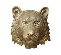 Wmqbjta Sculpture Murale Tête d'animal en Résine Polyrésine, Figurine Réaliste Artisanale à Suspendre, Idéale pour Une Chambre, Un Café Ou Une Boutique, Tigre