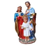 Wmqbjta Statue de La, Figurine de Jésus et Joseph, Décoration pour Voiture Ou étagère de Noël