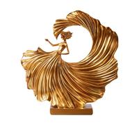 Wmqbjta Statuette de Danseuse En Résine Créative pour étagère de Bureau Ou Centre de Table