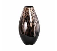 Wmqbjta Vase Décoratif Vase Vase Décor Récipient à Fleurs Ornement de Table en Verre Coloré Bouche Dégradé avec Motifs Plume Adapté aux Bouquets Compositions Sèches Salon Bureau Cadeaux, 24-42cm