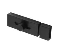 Wmqbjta Verrou de Porte Targette de Sécurité Loquet de Grange Boulon de Fenêtre Dispositif de Verrouillage En Métal Adapté pour La Maison Les Hôtels et Les B, Noir