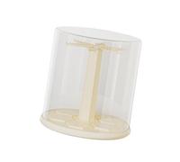 Wmqbjta Vitrine de Figurine pour Collectionneurs avec Socle Rotatif et Couvercle Anti-poussière En PET Transparent Adaptée à L'Exposition Organisation Stockag