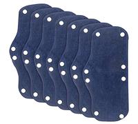 WMYCONGCONG Lot de 20 bandeaux lavables pour casque de sécurité, doublure réutilisable à clipser pour chapeau de sécurité, bleu