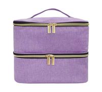 WNDUOKXH Boîte de Rangement pour Vernis à Ongles Gel : accès Facile, Peut contenir jusqu'à 30 flacons. Solution de Rangement Portable pour Vernis Ongles, étui Voyage résistant l'usure.