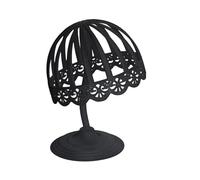 WNDUOKXH Présentoir à chapeaux idéal pour vitrine, décoratif, universel et moderne, facile à installer, en plastique, pour bébés et adultes, Noir, StyleC