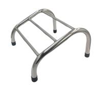 WNDUOKXH Repose-pieds élégant en acier inoxydable pour barbier, équipement de coiffure Pour assurant fiabilité et entretien pour coiffeurs, chaise de barbier, repose-pieds, chaise salon en acier