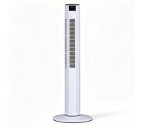WNGJZZYC Ventilateur Colonne Silencieux Portable, Refroidisseur Moteur DC Haute Vitesse 7,9m/s, Oscillation 60°, Circulateur d'Air Sans Pales Silencieux Avec Télécommande Pour Chambre Maison Bureau