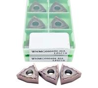 WNMG080404 WNMG080408 MA MS MQ JMS HA HS LF6118 Outil De Coupe CNC En Carbure, Lames Rainurage Pour L'aluminium Plaquettes de Carbure CNC(WNMG080408MA LF6118)