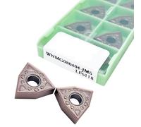 WNMG080404 WNMG080408 MA MS MQ JMS HA HS LF6118 Outil De Coupe CNC En Carbure, Lames Rainurage Pour L'aluminium Plaquettes de Carbure CNC(WNMG080404JMS LF6118)