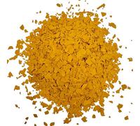 WO-WE Paillettes colorées W750 décoratives pour résine époxy revêtement de sol Jaune - 3 Kg