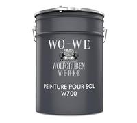 WO-WE Peinture Revêtement sol pour béton et ciment W700 RAL 1021 Jaune colza - 10L