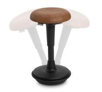 Wobblez Chaise de bureau ergonomique | Tabouret pivotant réglable en hauteur de 43 à 63 cm pour un bureau normal | Tabouret de bureau ergonomique vainqueur du test | Chaise de bureau ergonomique